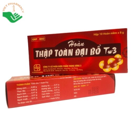 Hoàn Thập Toàn Đại Bổ hỗ trợ bổ xung khí huyết