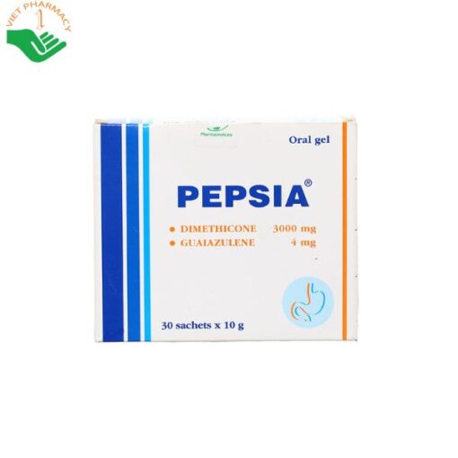 Gel uống PEPSIA - trị chứng đầy hơi, ợ nóng