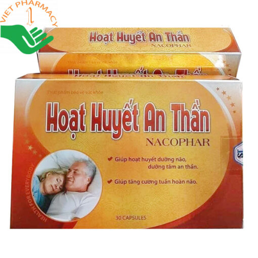 Hoạt Huyết An Thần Nacophar hỗ trợ tăng tuần hoán máu não