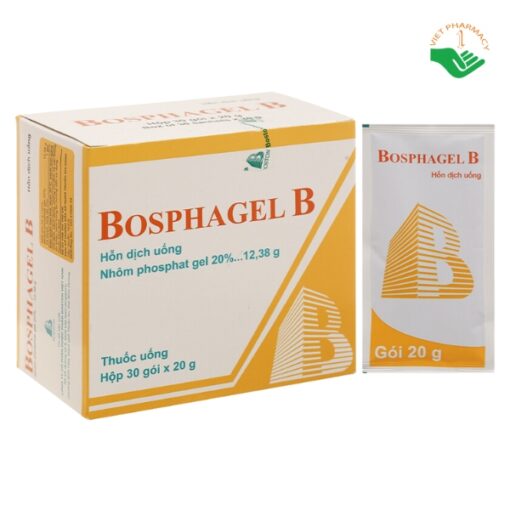 Hỗn dịch uống Bosphagel B 20% trị đau dạ dày