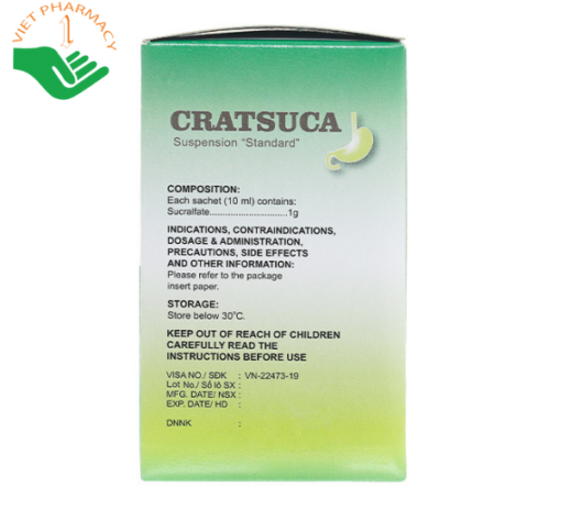 Hỗn dịch uống Cratsuca 1g