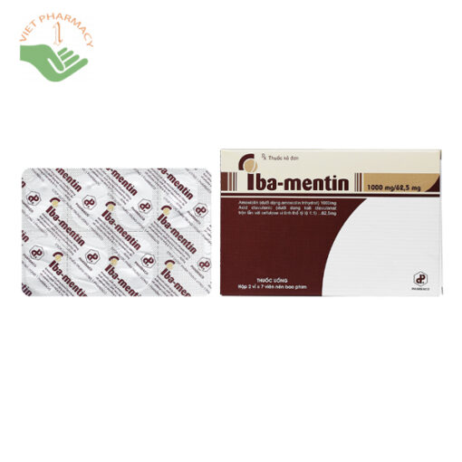 Thuốc Iba-Mentin 1000mg/62.5mg