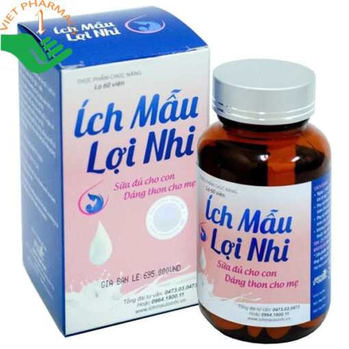 Ích Mẫu Lợi Nhi hỗ trợ tăng số lượng & chất lượng sữa mẹ