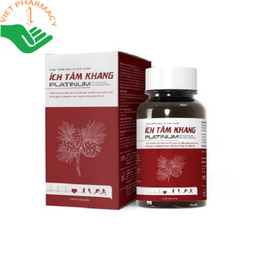 Ích Tâm Khang Platinum - Hỗ trợ giảm cholesterol máu & tăng lưu thông máu