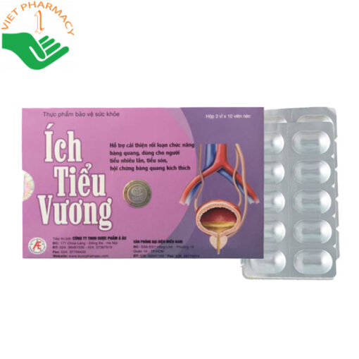 Ích Tiểu Vương hỗ trợ cải thiện tiểu són, tiểu đêm (30 viên)