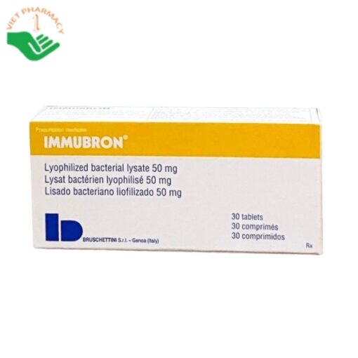 Immubron 50mg viên ngậm phòng nhiễm trùng đường hô hấp