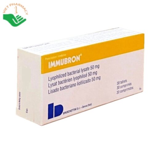 Immubron 50mg viên ngậm phòng nhiễm trùng đường hô hấp