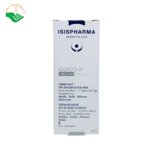 Kem tẩy tế bào chết Isis Pharma Glyco A Medium Peeling 10% 30ml