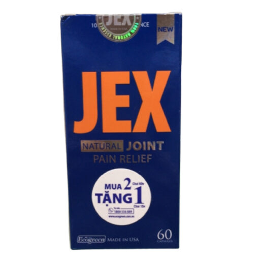 Viên uống hỗ trợ giảm đau, bảo vệ xương khớp Jex Natural Joint Pain Relief