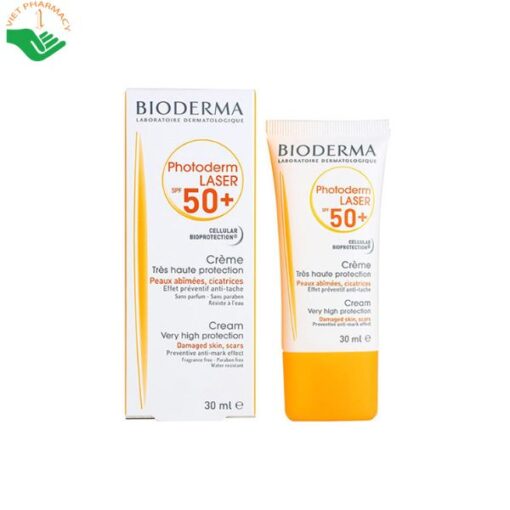 Kem chống nắng Bioderma Photoderm Laser ngừa vết thâm SPF50+