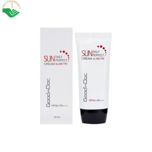 Kem chống nắng GoodnDoc Sun Daily Perfect Cream SPF 50/PA+++