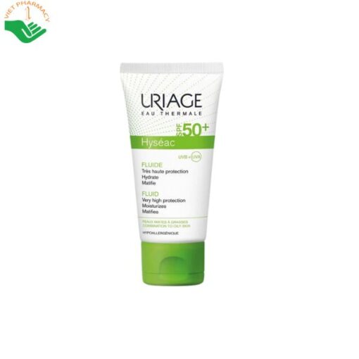 Kem chống nắng dành cho da dầu và mụn Uriage Hyseac Fluide SPF 50