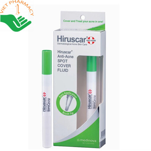 Hiruscar Anti Acne Spot Cover Fluid - Kem che khuyết điểm, ngừa mụn