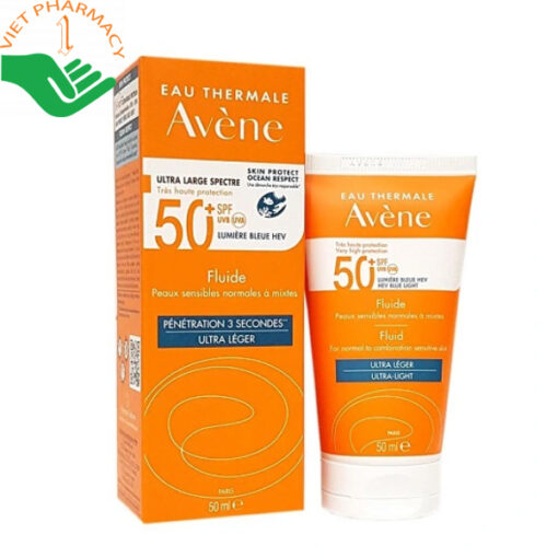 Kem chống nắng Avene Very High Protection Fluid SPF50+