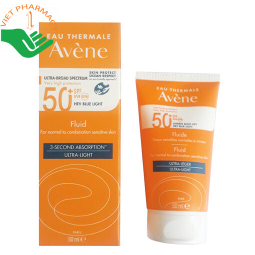 Kem chống nắng Avene Very High Protection Fluid SPF50+