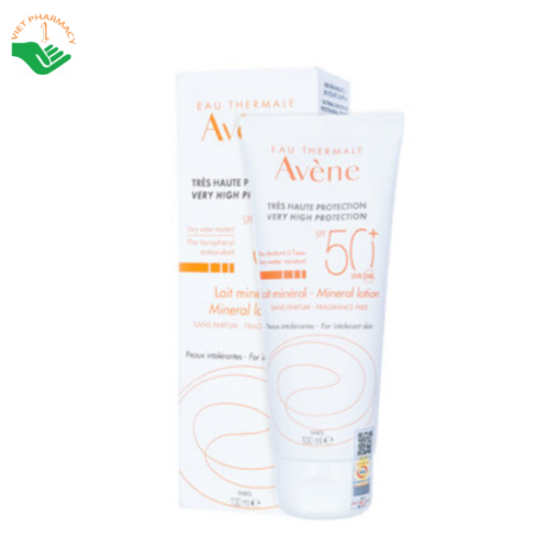 Kem chống nắng vật lý Kem chống nắng AVÈNE Very High Protection Mineral Lotion SPF50+