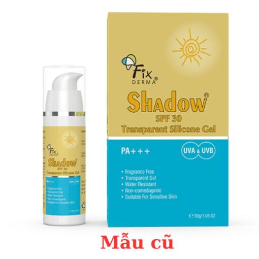 Kem chống nắng Fixderma Shadow SPF 30+ Gel 75g