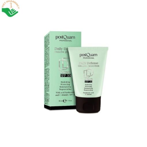 Kem chống nắng khô thoáng giảm bóng nhờn - POSTQUAM DAILY DEFENSE INTENSIVE PROTECTION DD CREAM SPF 30