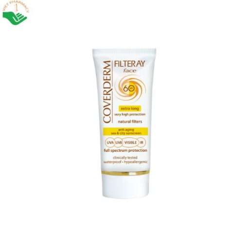 Kem chống nắng màu da Coverderm Filteray Face SPF 60