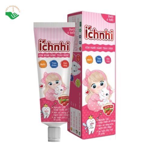 Kem đánh răng thảo dược Ích Nhi dưới 6 tuổi