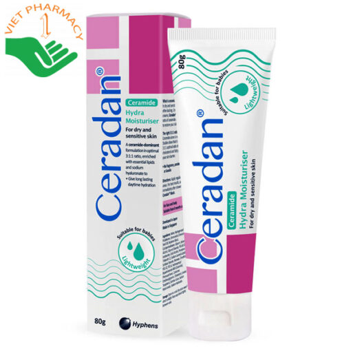 Kem dưỡng ẩm Ceradan Hydra Moisturiser Cream 80g