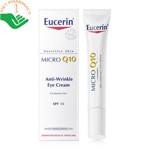 Kem dưỡng da vùng mắt Eucerin Micro Q10 Anti-Wrinkle Eye Cream SPF15