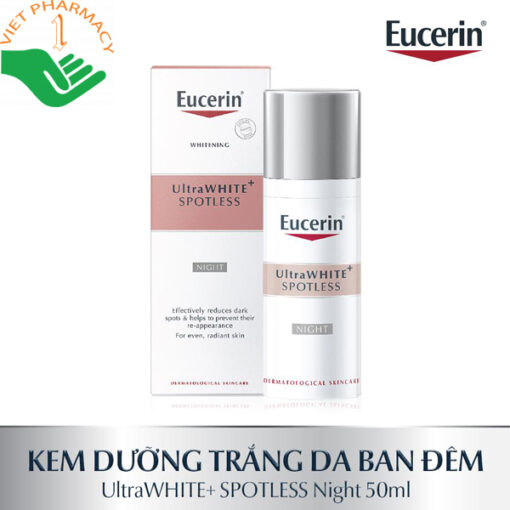 Kem dưỡng trắng da ban đêm Eucerin Ultra White Spotless Night Fluid