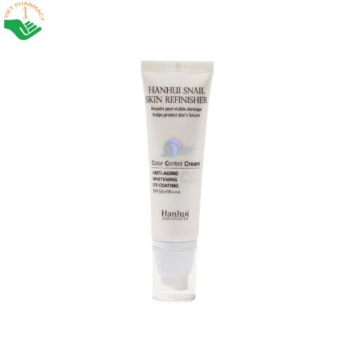 Kem nền chống nắng tinh chất ốc sên - HANHUI SNAIL SKIN REFINISHER CC CREAM SPF 50