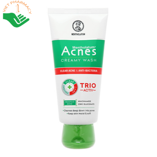 Kem rửa mặt Acnes Trio Acitv