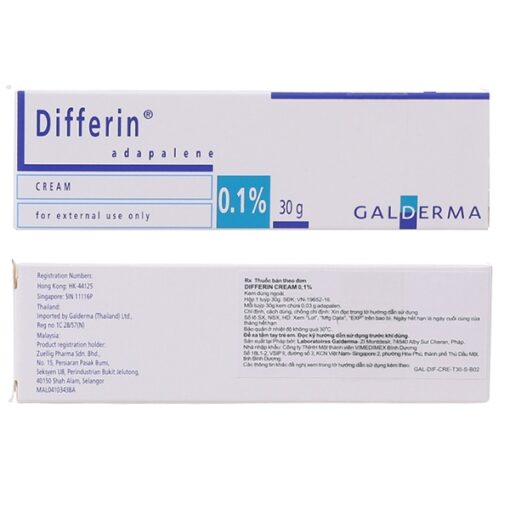 Kem trị mụn Differin Adapalene Cream