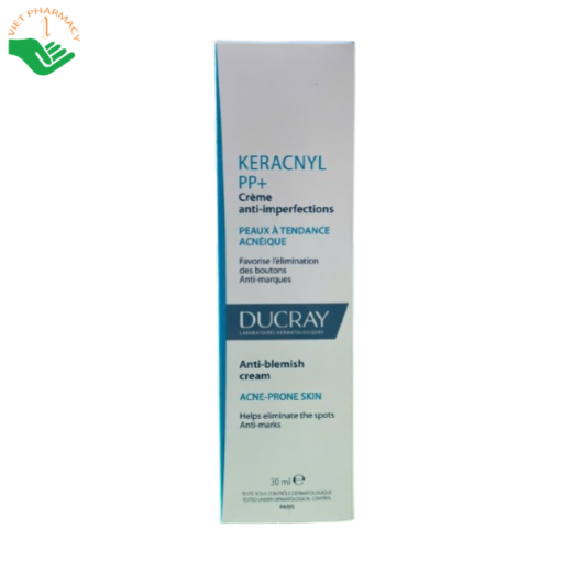 Kem giảm mụn Ducray Keracnyl PP Anti- Blemish Soothing Cream