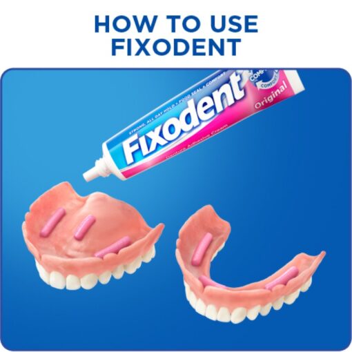 Keo dán răng giả Fixodent Original