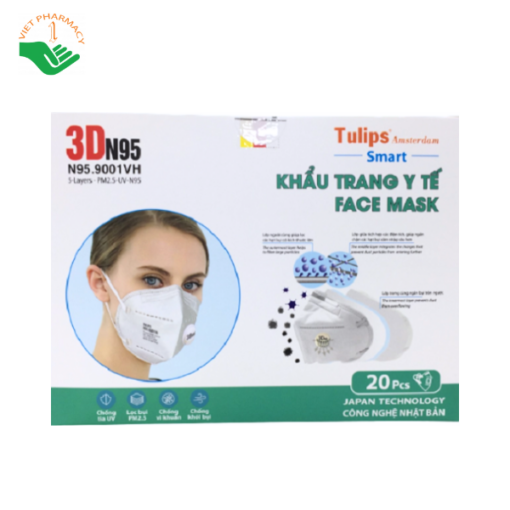 Khẩu trang y tế 3D N95