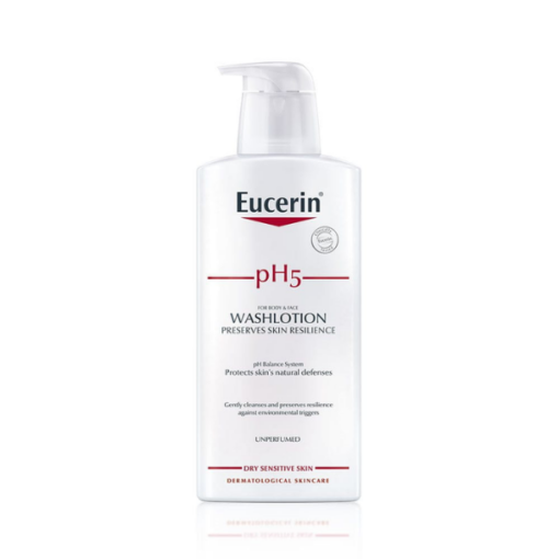 Eucerin Ph5 WashLotion 400ml- Sữa tắm cho da nhạy cảm không mùi