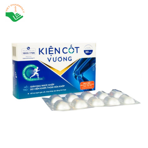 Kiện Cốt Vương - Giảm đau nhức khớp do viêm khớp hộp 20 viên