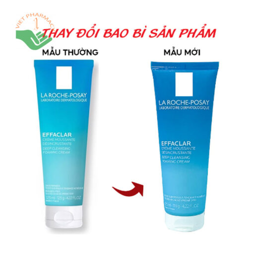 Sữa rửa mặt tạo bọt làm sạch sâu La Roche-Posay Effaclar Deep Cleansing Foaming Cream