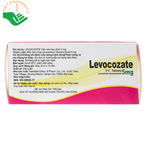 Levocozate 5mg