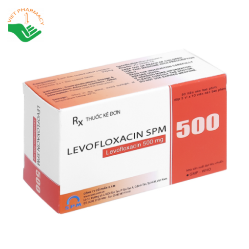 Levofloxacin SPM 500 - Điều trị nhiễm khuẩn do các vi khuẩn nhạy cảm