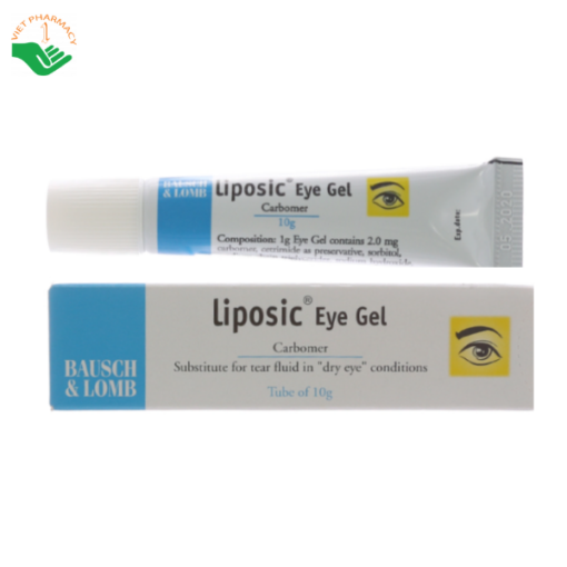 Thuốc trị khô mắt Liposic Eye Gel