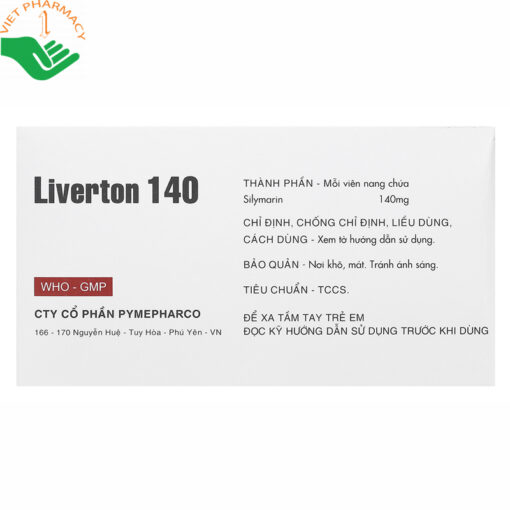 Thuốc Liverton 140 hỗ trợ điều trị bệnh lý về gan