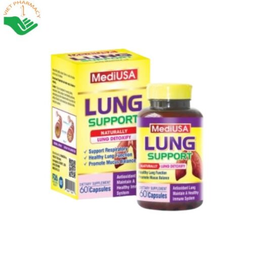 Lung Support MediUSA – Hỗ Trợ Thải Độc Phổi