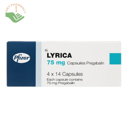 Lyrica 75Mg trị động kinh, đau dây thần kinh