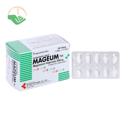 Mageum Tab 200mg hộp 100 viên