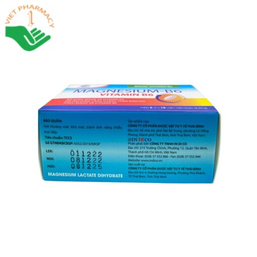 Viên uống bổ sung Magnesium - B6 Tahibiphar