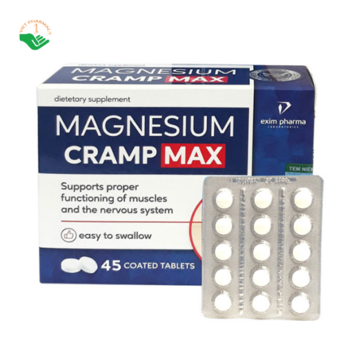 Thực phẩm bảo vệ sức khỏe Magnesium Cramp Max