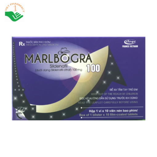 Thuốc Marlbogra 100 điều trị rối loạn cương dương