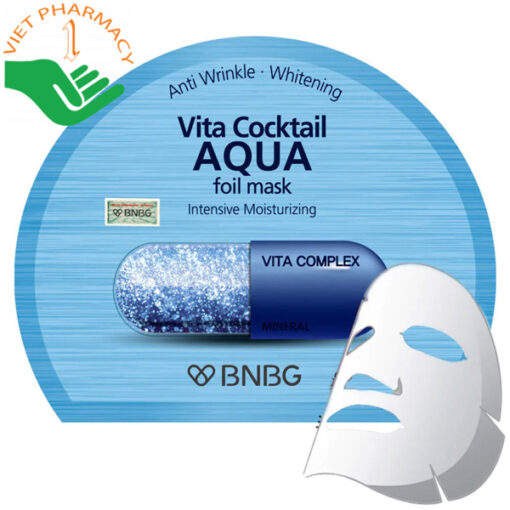 Mặt nạ BNBG Vita Cocktail Aqua Foil Mask 30ml dưỡng ẩm da