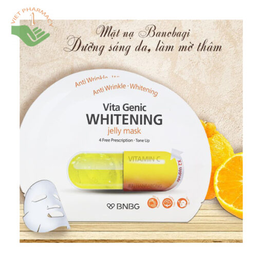 Mặt Nạ BNBG Vita Genic Whitening Jelly Mask - Vitamin C (Hộp)