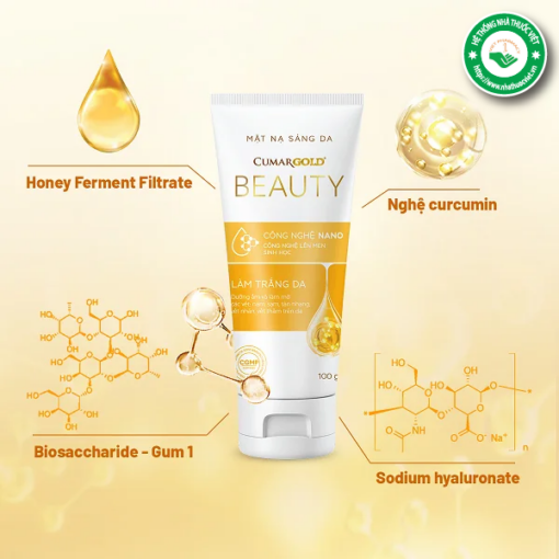 Mặt nạ sáng da CumarGold Beauty (Hộp 1 tube 100g)