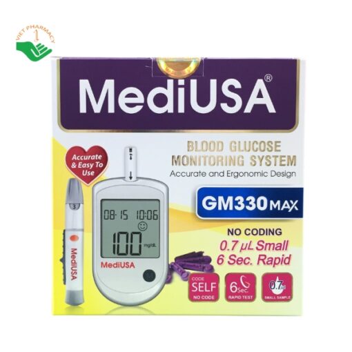 Máy đo đường huyết tự động MediUSA GM330 Max